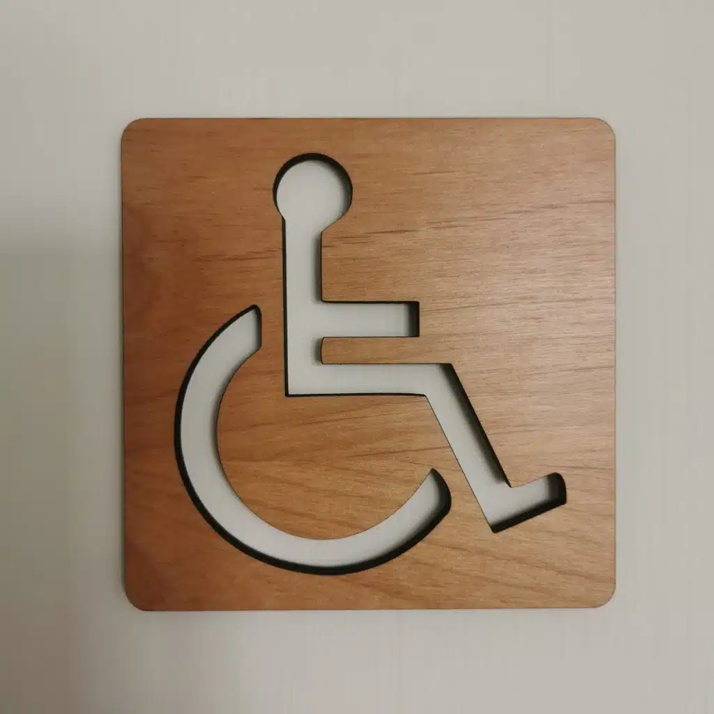 Pictogramme Toilettes Handicap S Pmr D Coup En Bois P Mm Primolaser