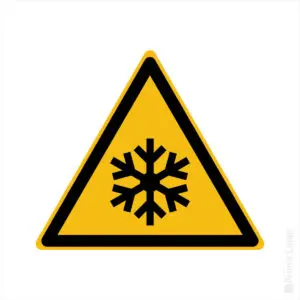 Signalétique Danger – Basses températures, gel W010