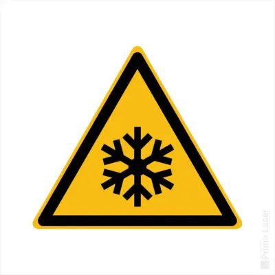Signalétique Danger – Basses températures, gel W010