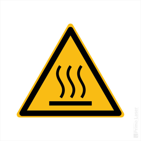 Signalétique danger surface chaude W017