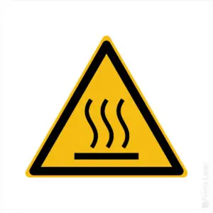 Signalétique Danger – Surface chaude W017