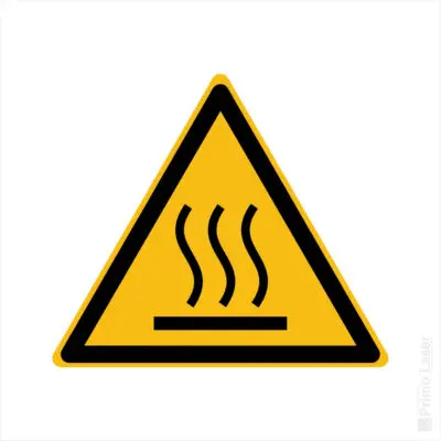 Signalétique Danger – Surface chaude W017