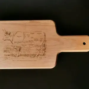Planche à découper personnalisée en bois