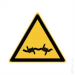 Signalétique Danger – fil barbelé W033