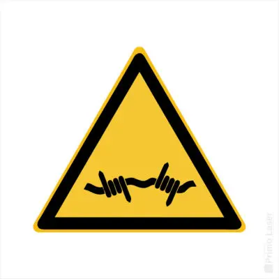 Signalétique Danger – fil barbelé W033