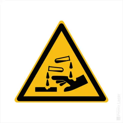 Signalétique Danger – Substances corrosives W023