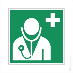 Signalétique Évacuation - Médecin E009