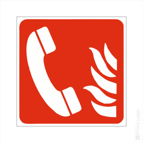 Signalétique Incendie – Téléphone d'urgence F006