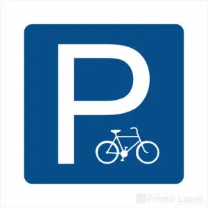 Plaque signalétique parking vélo