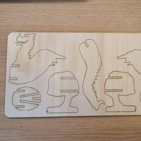 Planche puzzle 3D en bois sur mesure