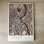 Carte 3D de la ville de Bordeaux en découpe laser